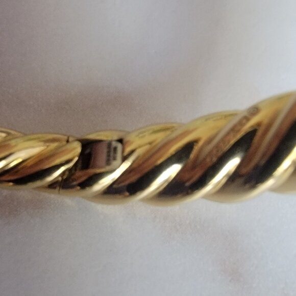 David Yurman 18K Pure Form Cable Bracelet - Picture 2 of 6